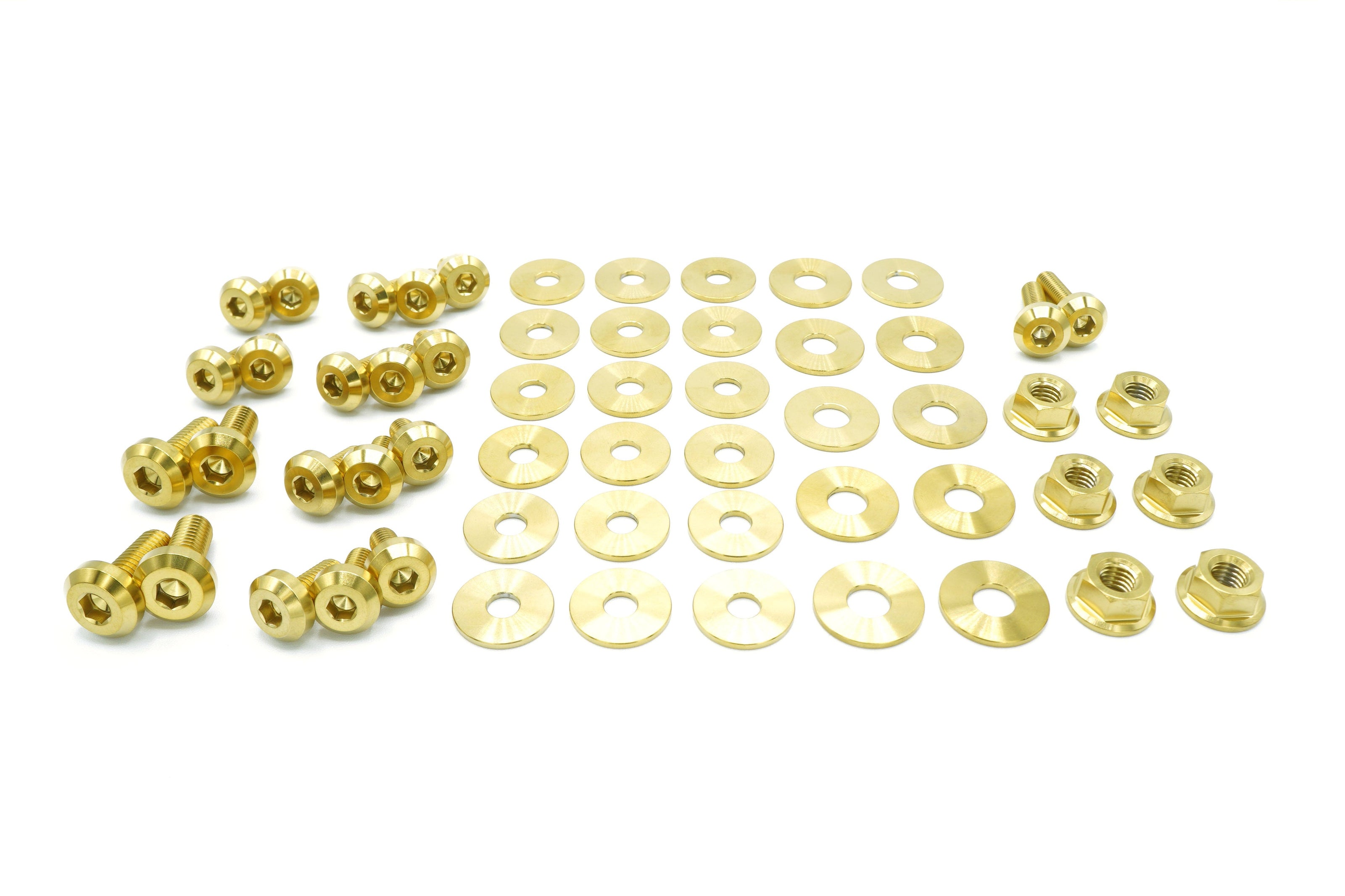 Stage 1 Titanium Hardware Engine Bay Kit - Dodge Charger (2015-2023) - JSI Racing 