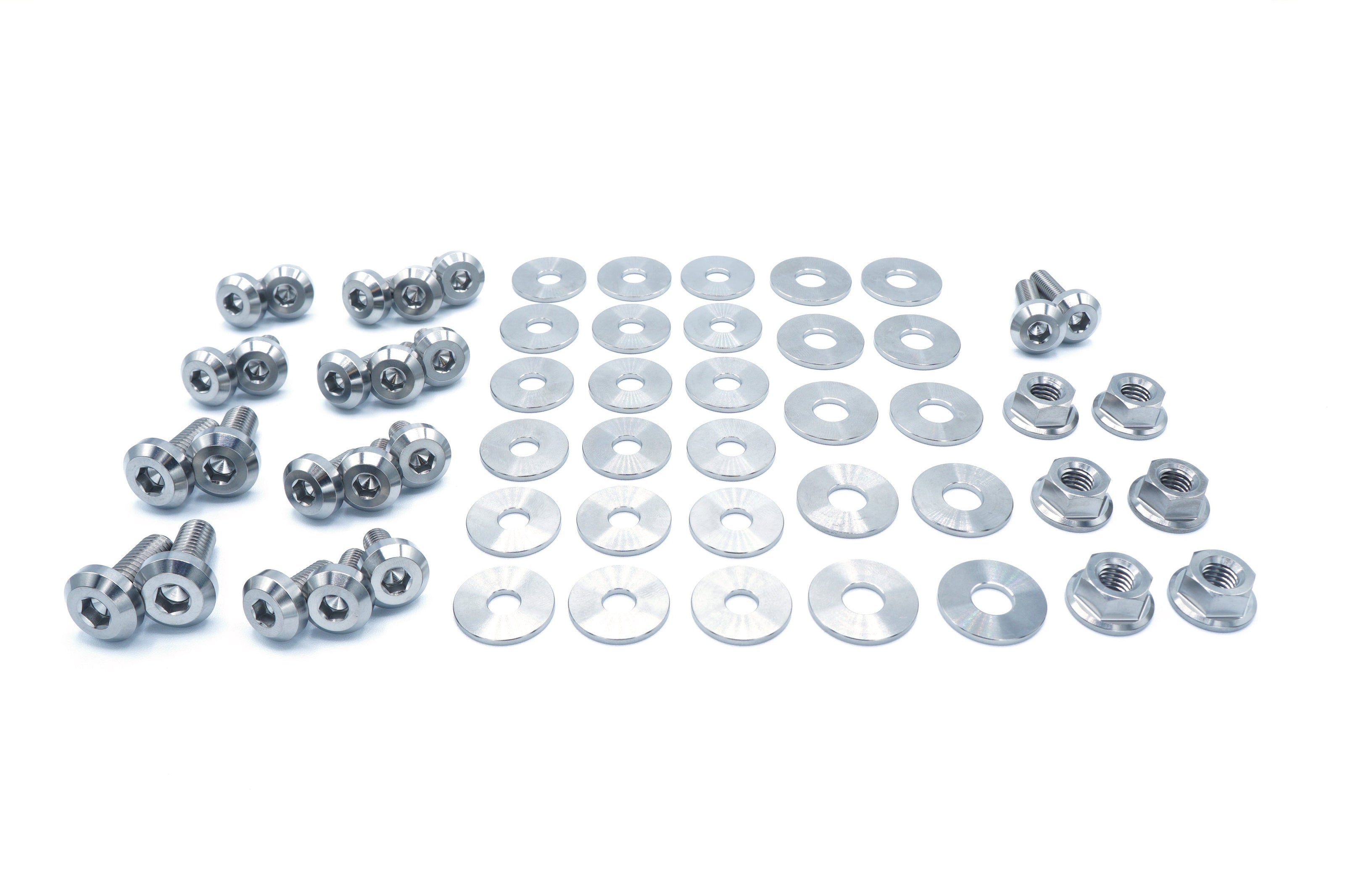 Stage 1 Titanium Hardware Engine Bay Kit - Dodge Charger (2015-2023) - JSI Racing 