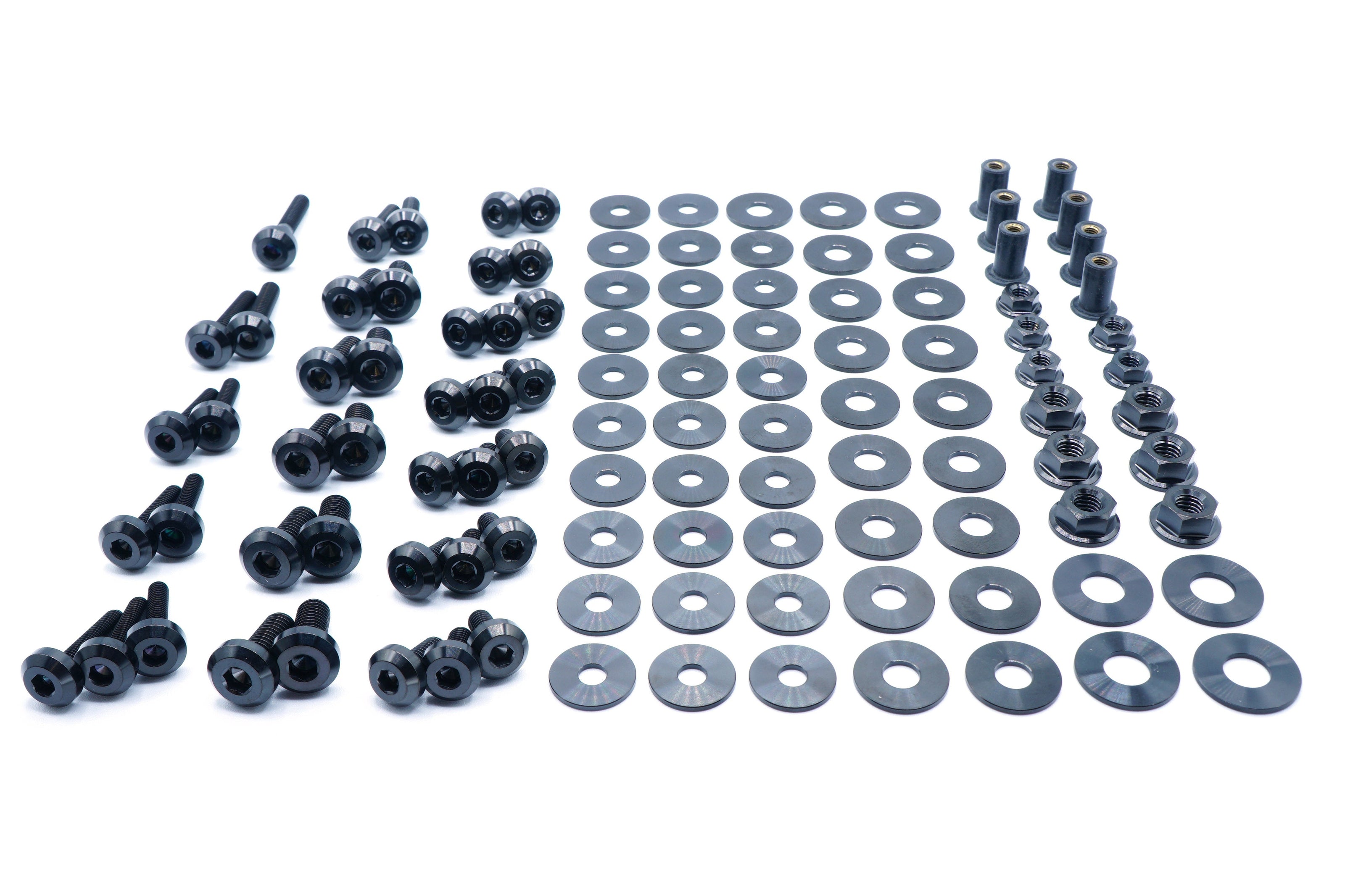 Stage 2 Titanium Hardware Engine Bay Kit - Dodge Charger (2015-2023) - JSI Racing 