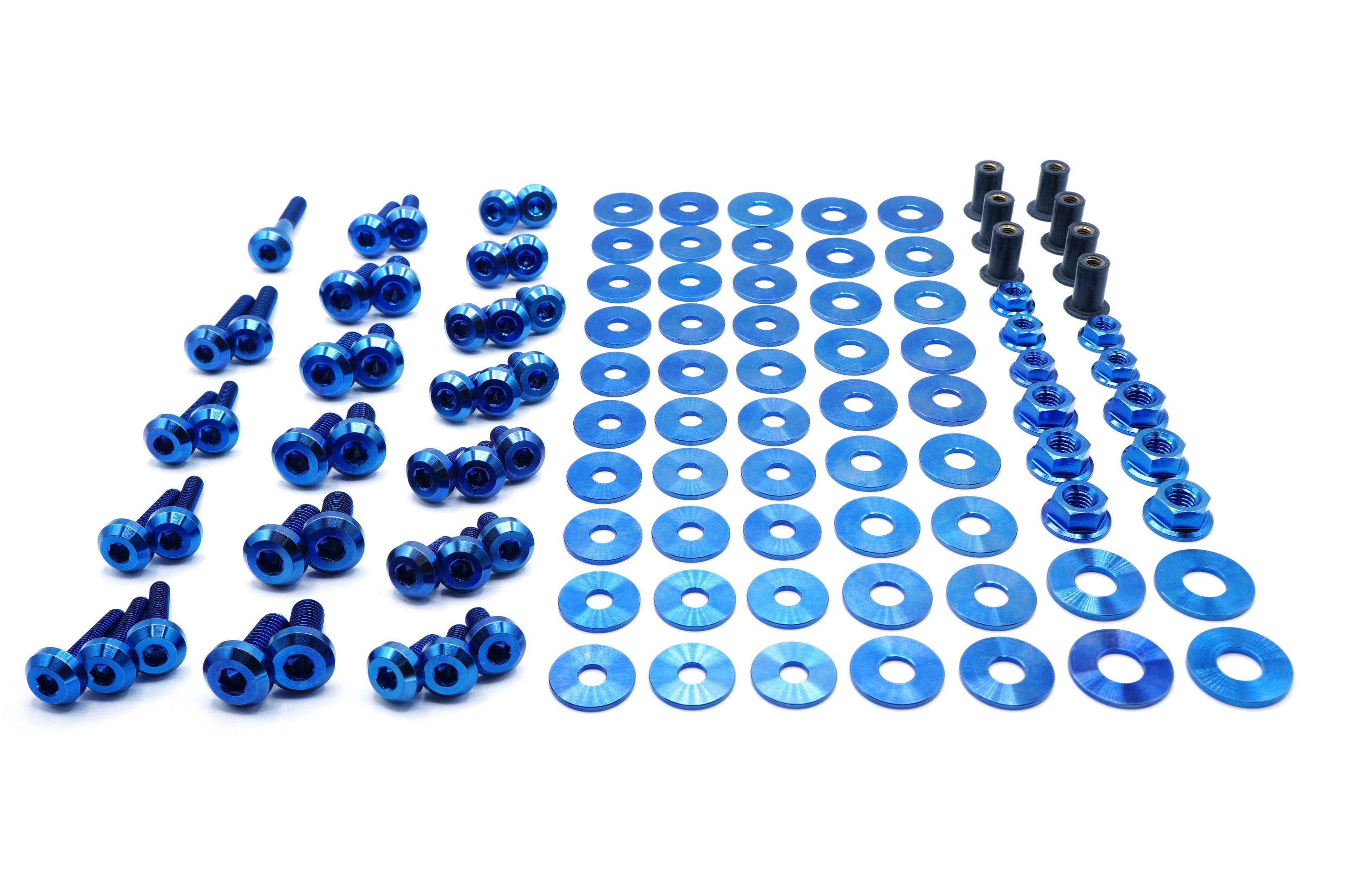 Stage 2 Titanium Hardware Engine Bay Kit - Dodge Charger (2015-2023) - JSI Racing 