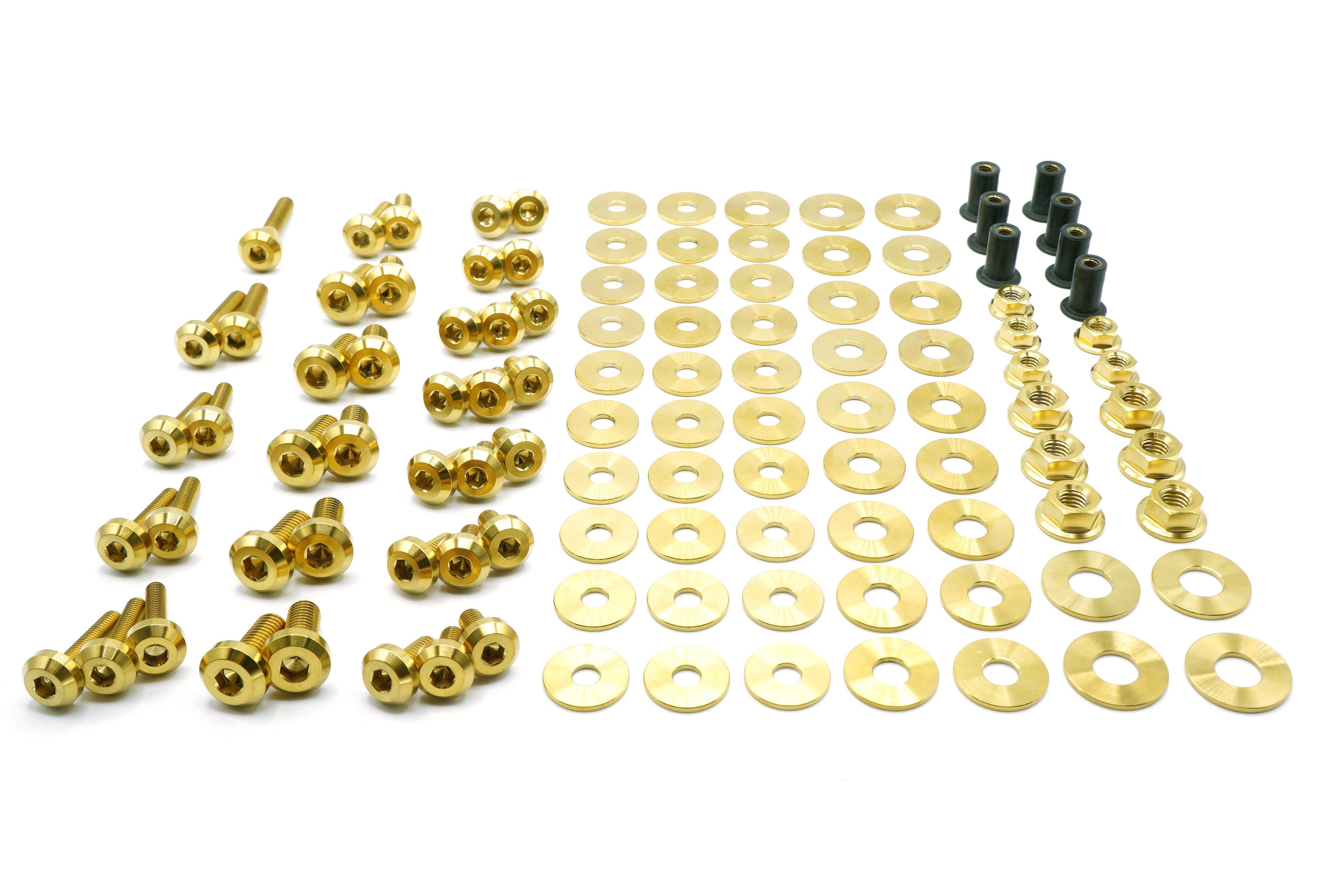 Stage 2 Titanium Hardware Engine Bay Kit - Dodge Charger (2015-2023) - JSI Racing 