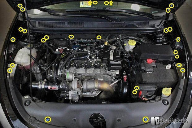 Dodge Dart (2013-2016) Titanium Engine Bay Kit - JSI Racing 