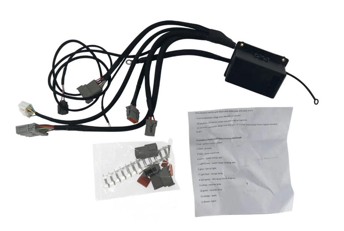 MRC Racing Components K Series Chassis Adapter Race Relay Fuse Box Lead Harness K20 K24 MRC Racing Components