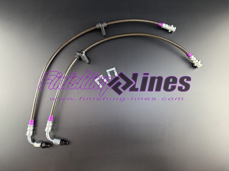 Finishing Lines DC2 Caliper Hose Pair – Aftermarket Calipers (1/8"-27 NPT) - JSI Racing 