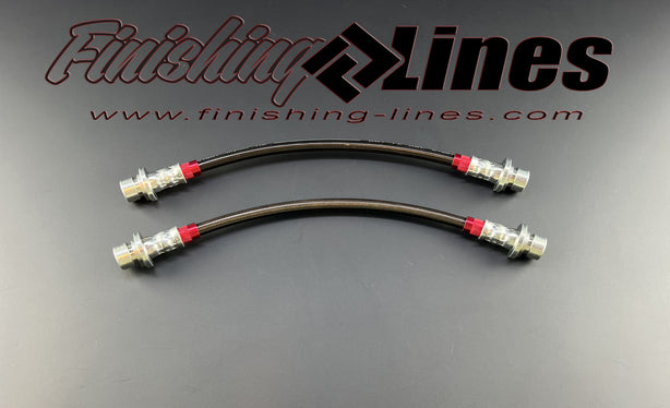 Finishing Lines EG Civic Rear Drum Hose Pair - JSI Racing 