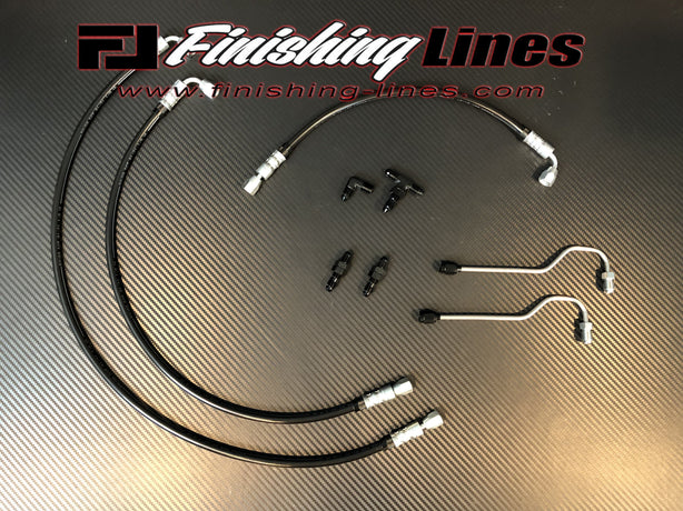 Finishing Lines EG Civic / DC Integra SFWD V2 Front Brake Line Kit - JSI Racing 