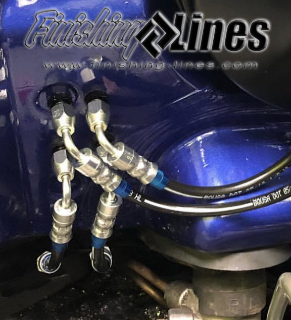 Finishing Lines EG Civic Full Tuck Brake Line Kit – Stock Master Cylinder - JSI Racing 