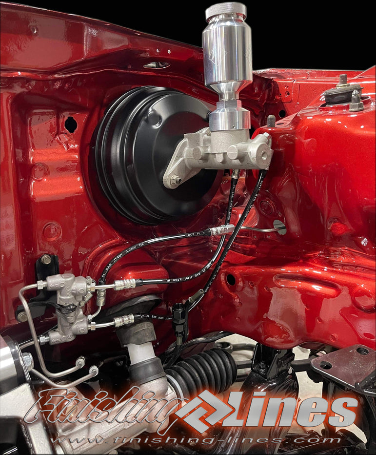 Finishing Lines EG Civic Mini-Tuck Brake Line Kit – Stock Master Cylinder - JSI Racing 