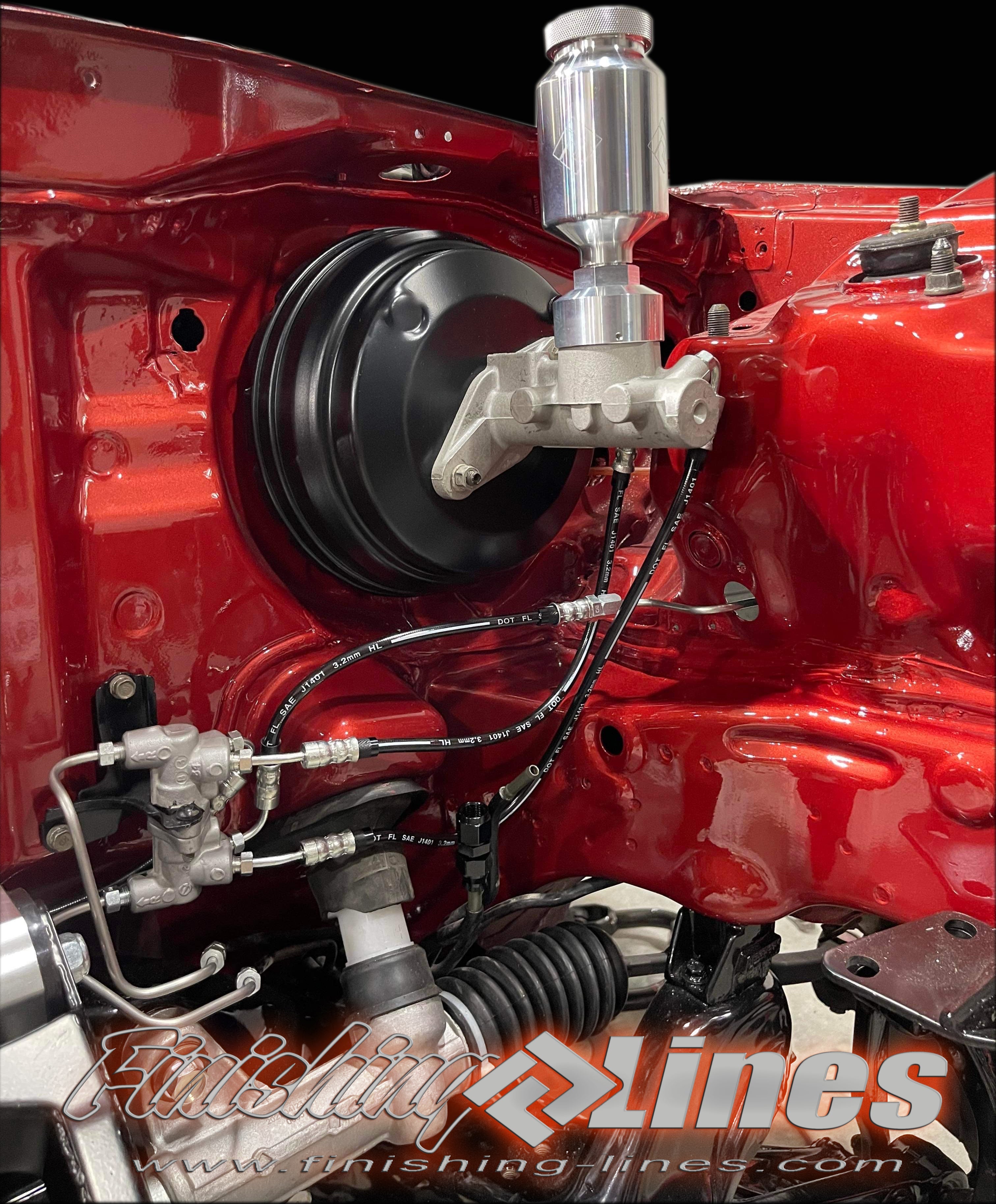 Finishing Lines EG Civic Mini-Tuck Brake Line Kit – Stock Master Cylinder - JSI Racing 