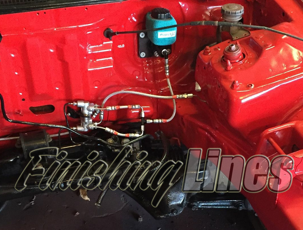 Finishing Lines EG Civic / DC Integra Mini Tuck Brake Line Kit – Booster Delete - JSI Racing 