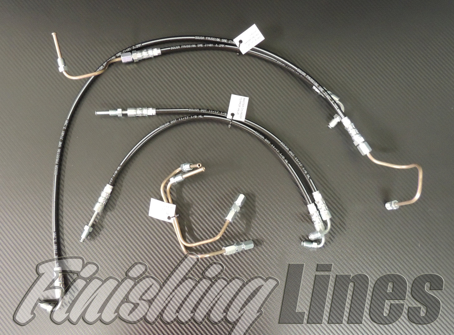 Finishing Lines EG Civic Mini-Tuck Brake Line Kit – Stock Master Cylinder - JSI Racing 