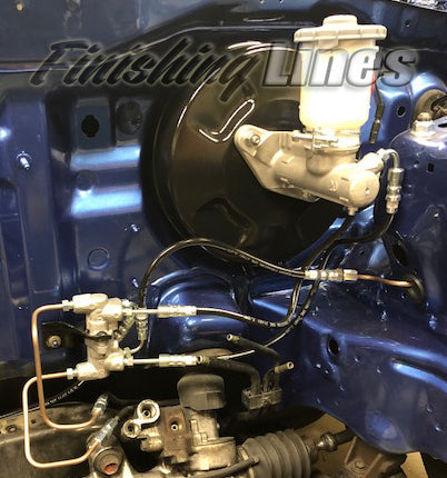 Finishing Lines EG Civic Mini-Tuck Brake Line Kit – Stock Master Cylinder - JSI Racing 