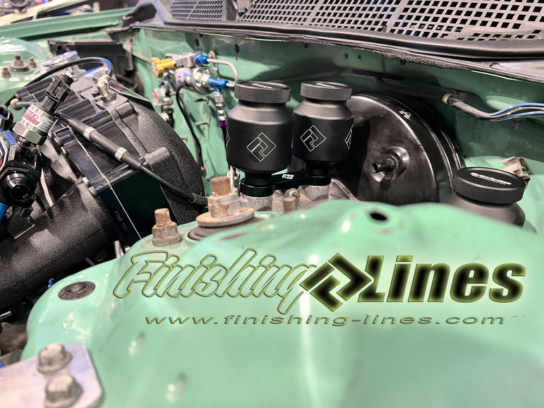 Finishing Lines Black Billet Reservoir – EK/98+ DC/S2000 Master Cylinder - JSI Racing 