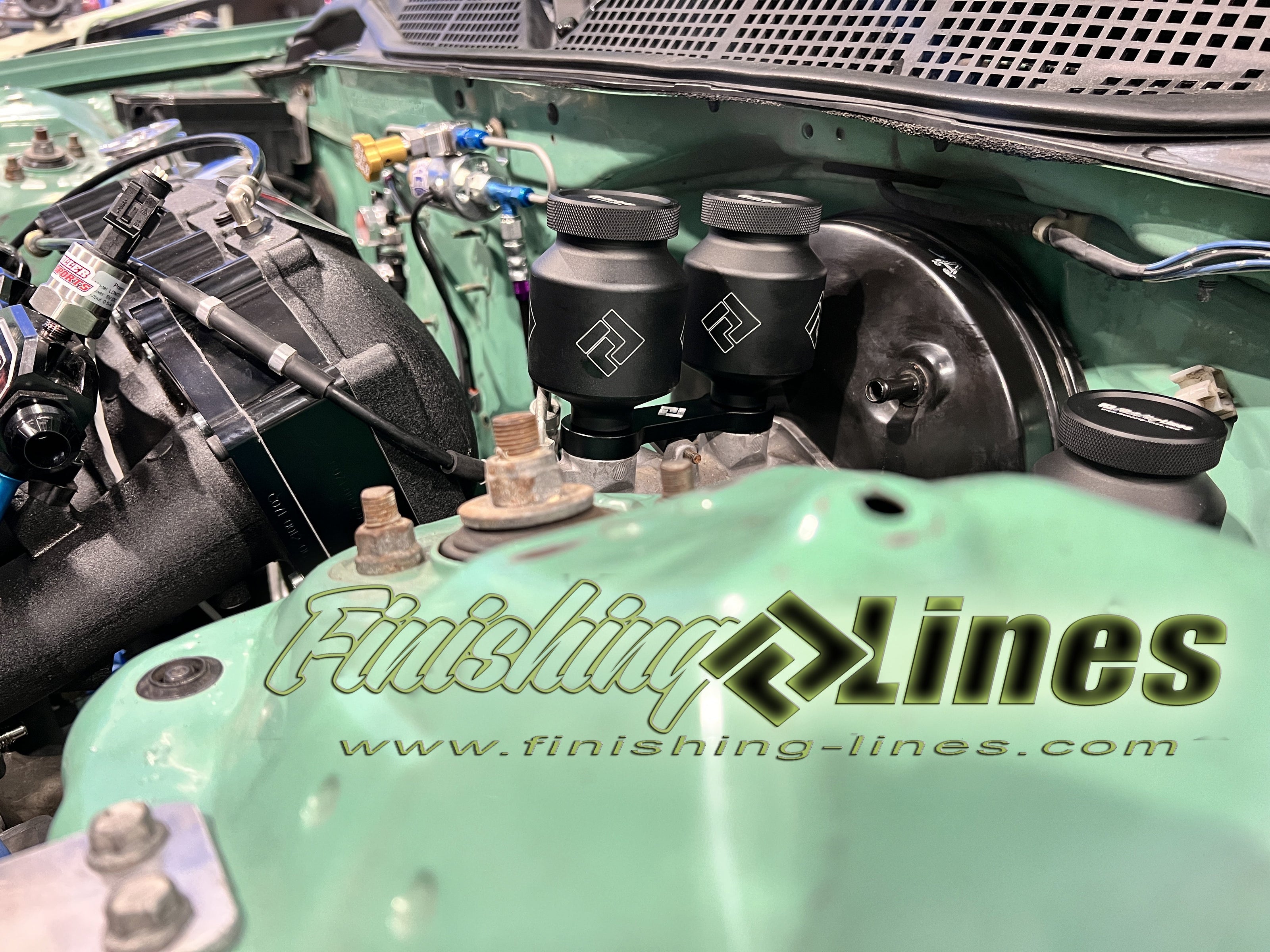 Finishing Lines Black Billet Reservoir – EK/98+ DC/S2000 Master Cylinder - JSI Racing 