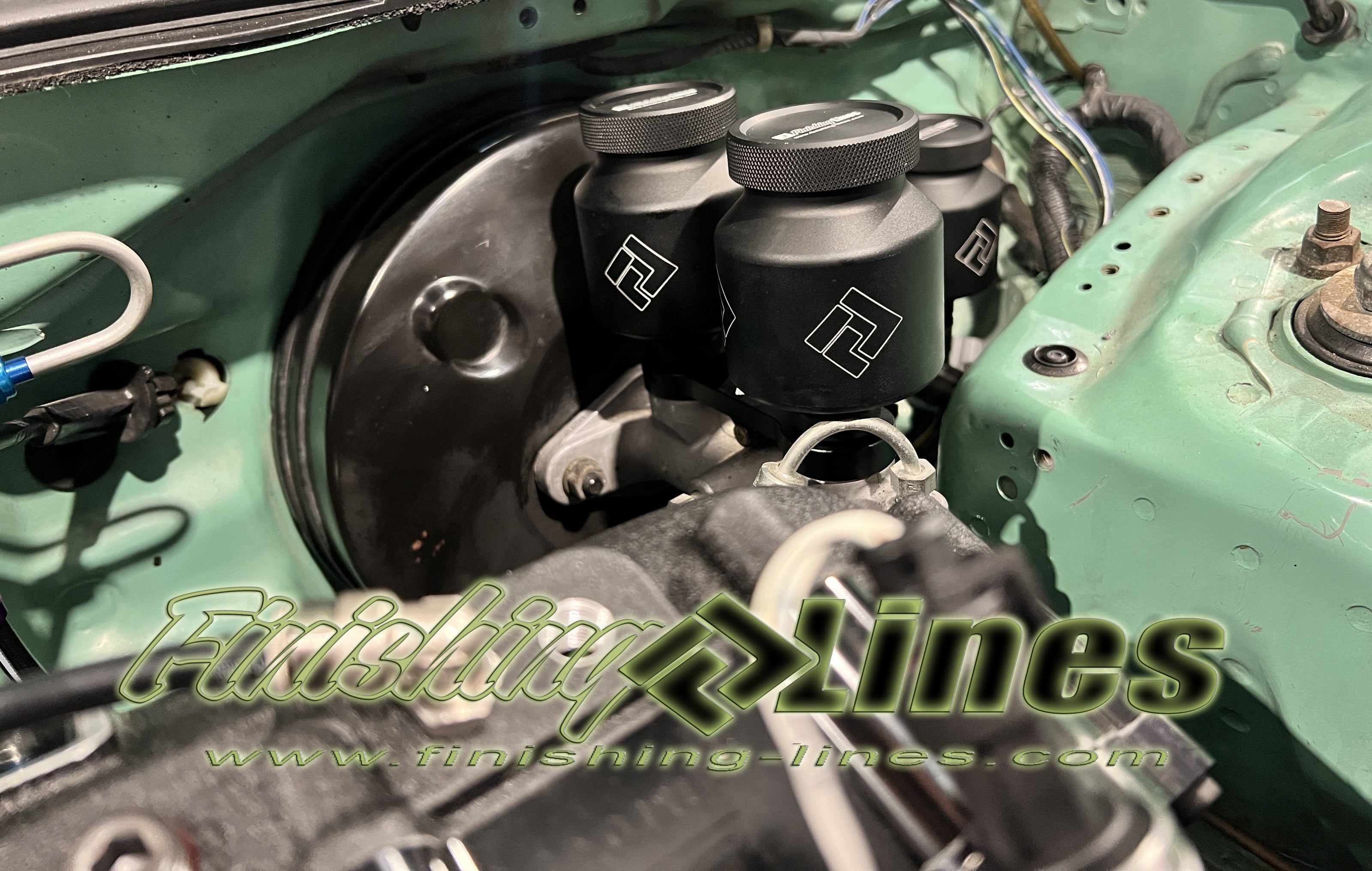 Finishing Lines Black Billet Reservoir – EK/98+ DC/S2000 Master Cylinder - JSI Racing 