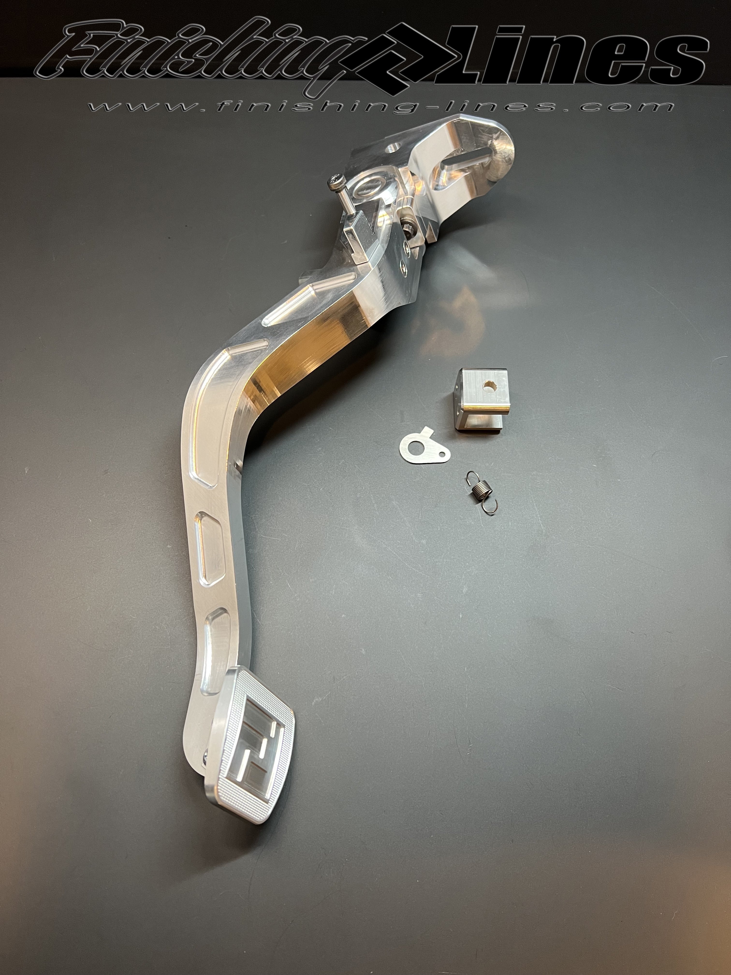 Finishing Lines Billet Adjustable Brake Pedal – EK Manual Brake - JSI Racing 