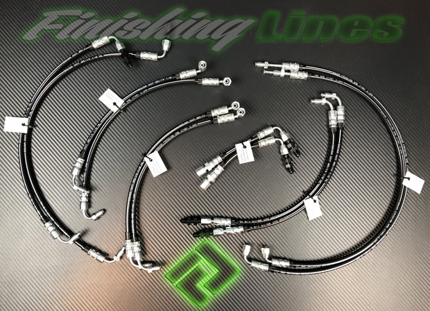 Finishing Lines RHD EK Full Tuck Brake Line Kit – Stock Master Cylinder - JSI Racing 