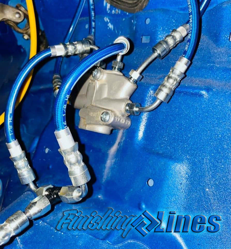 Finishing Lines EK Civic Full Tuck Brake Line Kit – Inline Staging Brake Provision - JSI Racing 