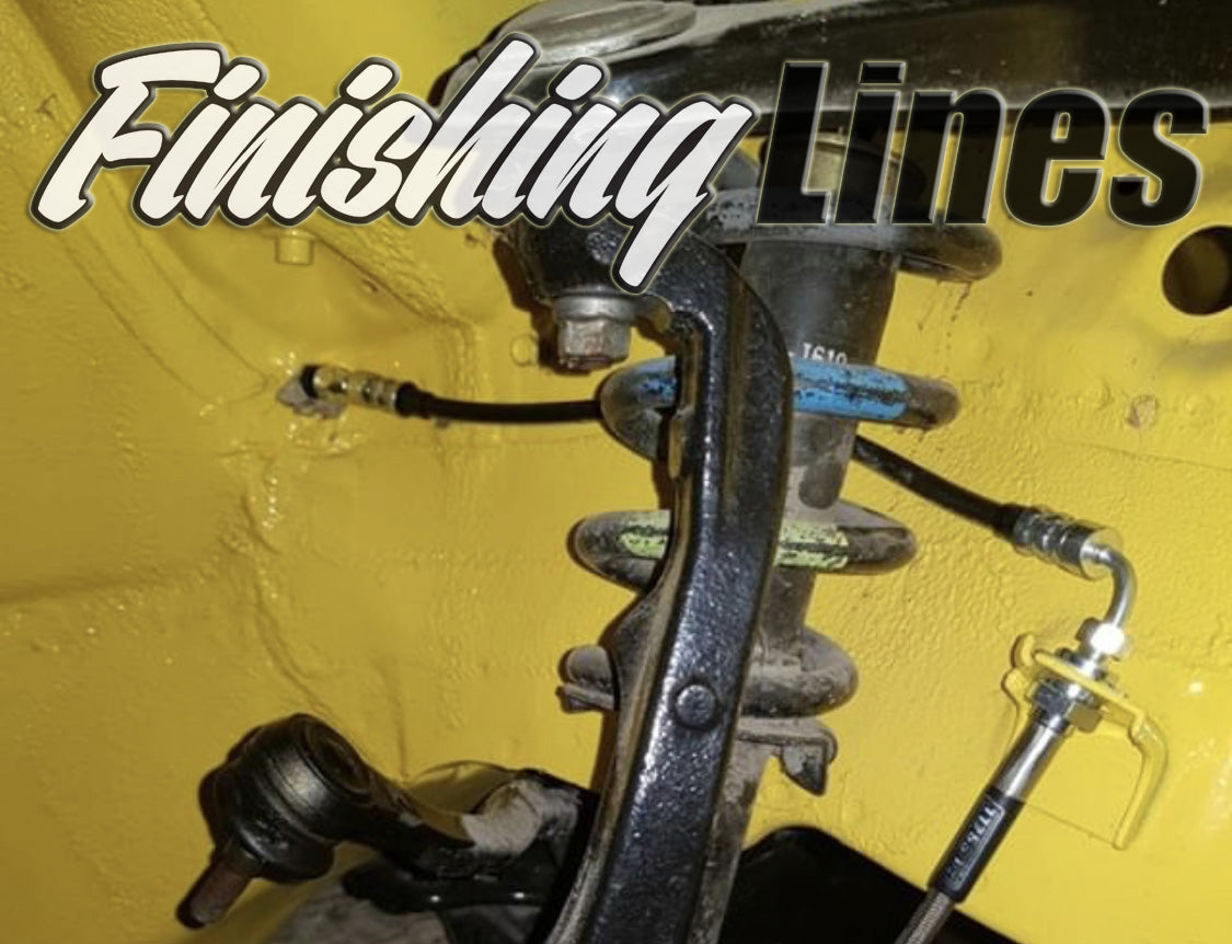 Finishing Lines RHD EK Full Tuck Brake Line Kit – Stock Master Cylinder - JSI Racing 
