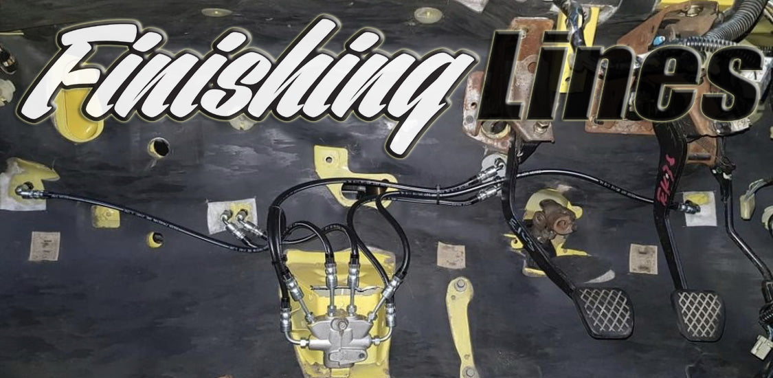 Finishing Lines RHD EK Full Tuck Brake Line Kit – Stock Master Cylinder - JSI Racing 