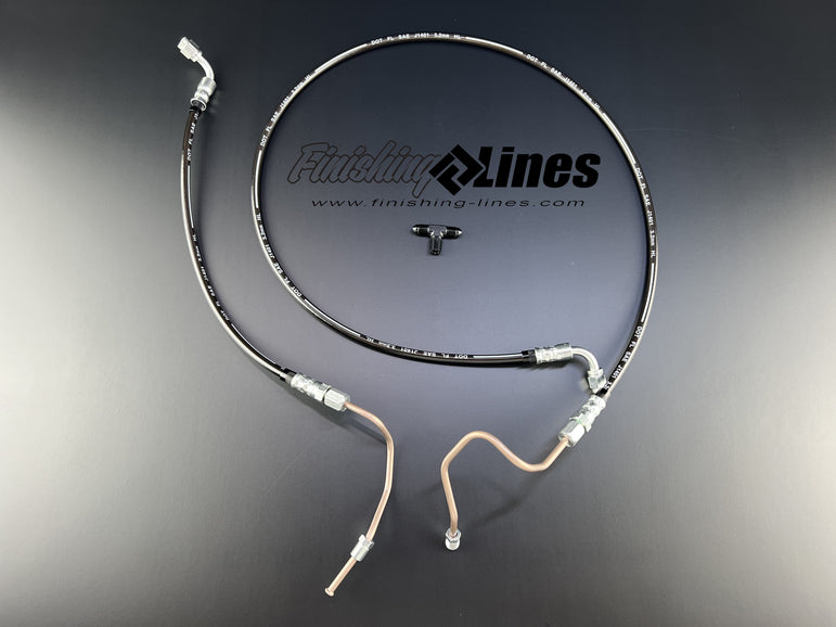 Finishing Lines EK SFWD V1 Front Brake Line Kit - JSI Racing 