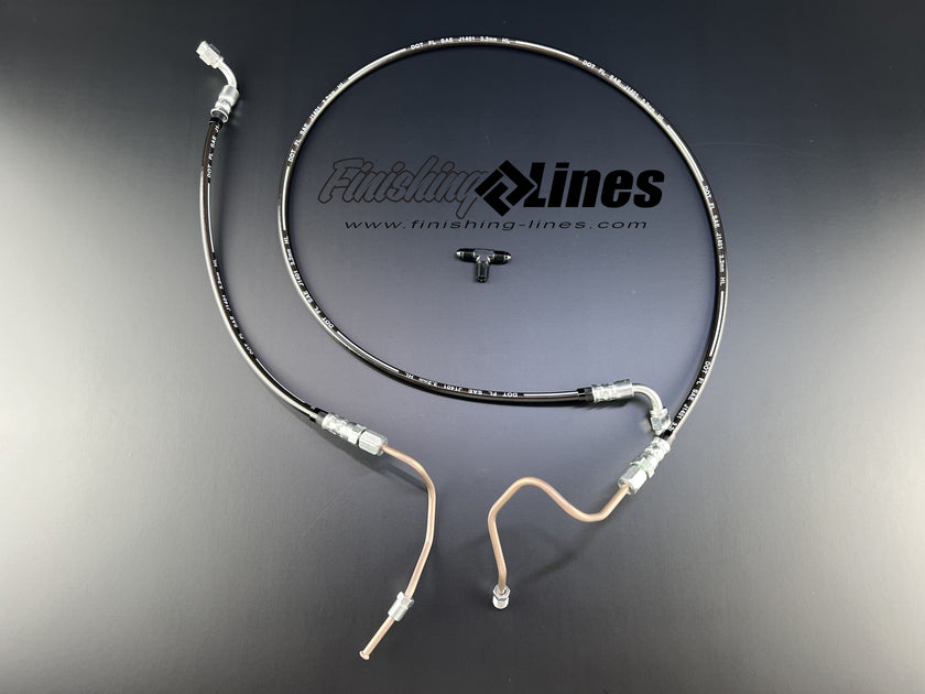 Finishing Lines EK SFWD V1 Front Brake Line Kit - JSI Racing 