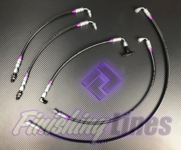 Finishing Lines EK SFWD V2 Front Brake Line Kit - JSI Racing 