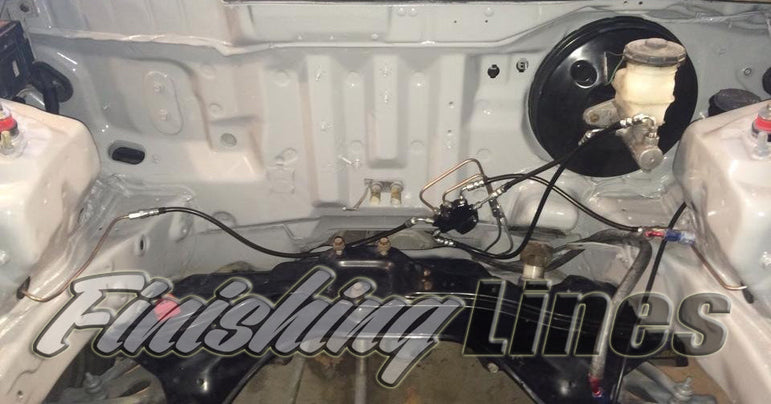 Finishing Lines EK Mini Tuck Brake Line Kit – Stock Master Cylinder - JSI Racing 