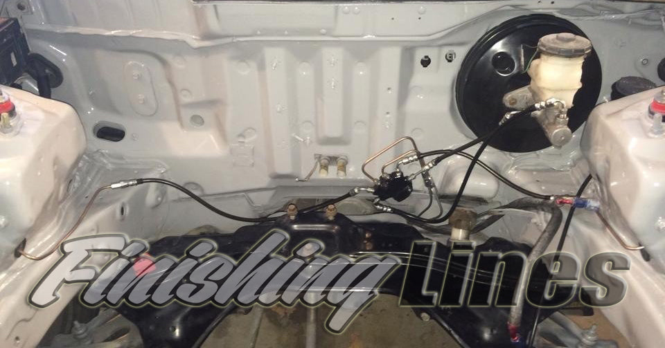 Finishing Lines EK Mini Tuck Brake Line Kit – Stock Master Cylinder - JSI Racing 