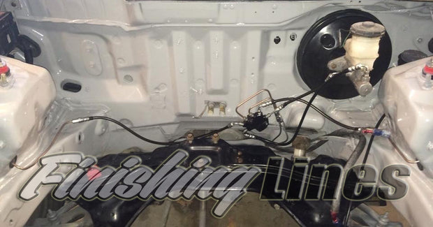 Finishing Lines EK Mini Tuck Brake Line Kit – Stock Master Cylinder - JSI Racing 