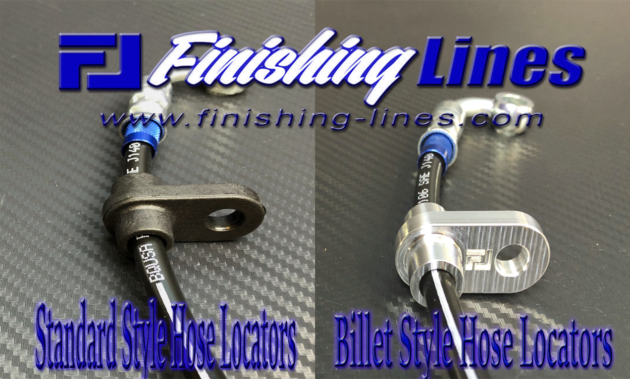 Finishing Lines 04–06 Acura TL Type S Caliper Hose Set (Brembo Front Package) - JSI Racing 