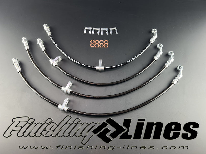 Finishing Lines 03–11 Element Caliper Hose Set - JSI Racing 