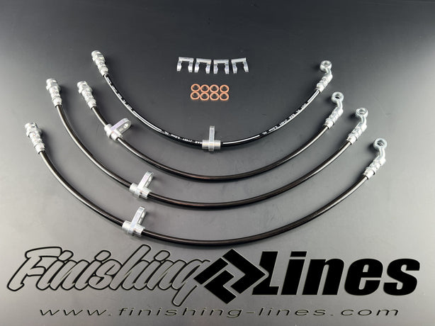 Finishing Lines 03–11 Element Caliper Hose Set - JSI Racing 