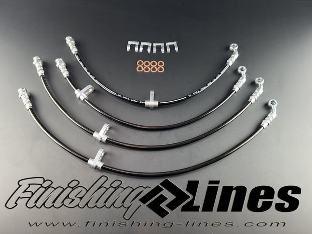 Finishing Lines 03–11 Element Caliper Hose Set - JSI Racing 