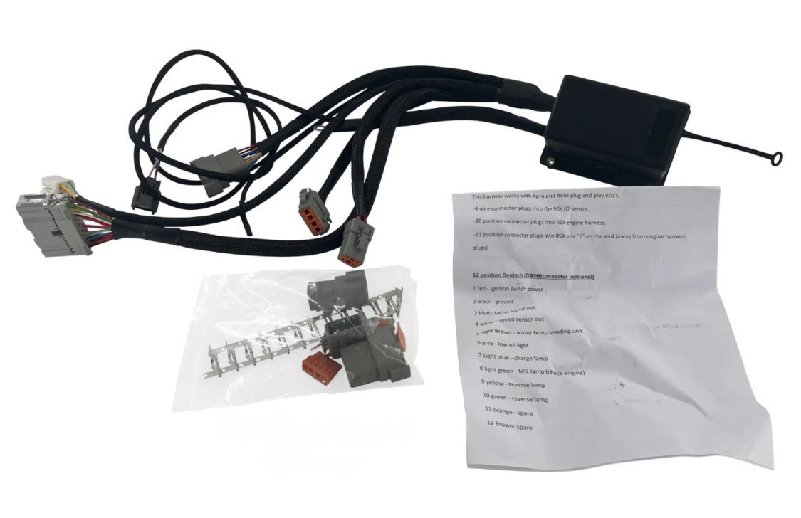MRC Racing Components K Series Chassis Adapter Race Relay Fuse Box Lead Harness K20 K24 MRC Racing Components