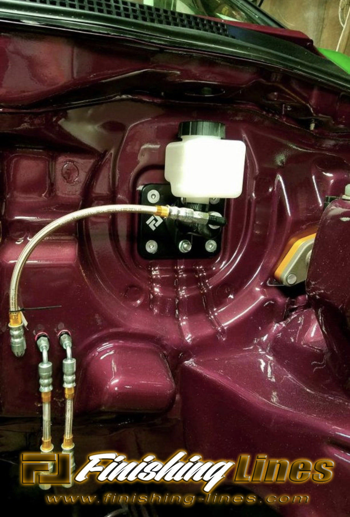 Finishing Lines EG Civic / DC Integra Full Tuck Brake Line Kit – Booster Delete - JSI Racing 