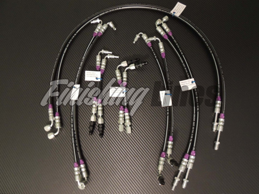Finishing Lines DC Integra Full Tuck Brake Line Kit – Stock Master Cylinder (94–01) - JSI Racing 
