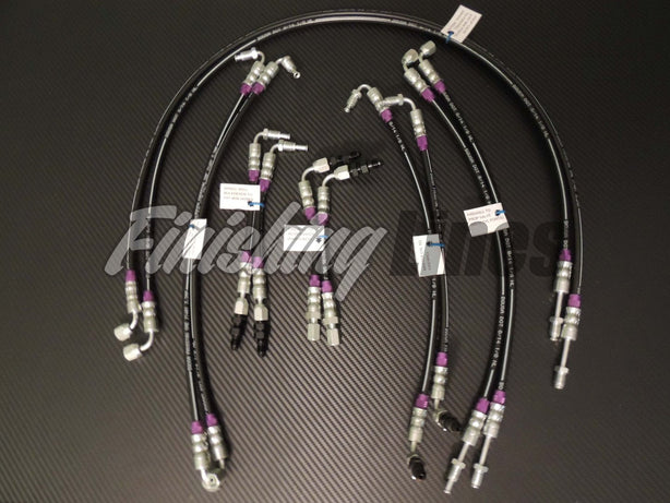 Finishing Lines DC Integra Full Tuck Brake Line Kit – Stock Master Cylinder (94–01) - JSI Racing 