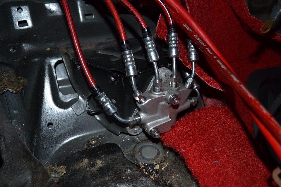 Finishing Lines EK Full Tuck Brake Line Kit – Booster Delete (Single Outlet Master Cylinder) - JSI Racing 