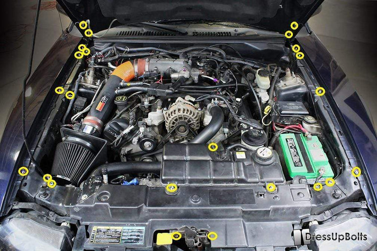 Ford Mustang (1999-2004) Titanium Engine Bay Kit - JSI Racing 