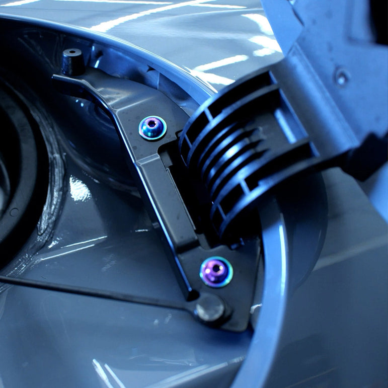 Titanium Hardware Fuel Door Kit - 2023+ Nissan Z - JSI Racing 