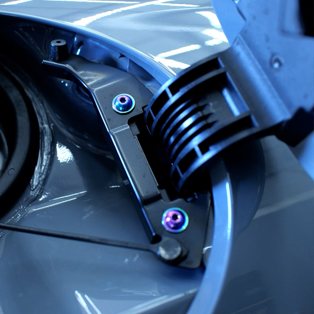 Titanium Hardware Fuel Door Kit - 2023+ Nissan Z - JSI Racing 