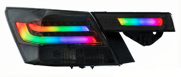 NTXGLOW RGB led tail lights (08 - 12 Honda Accord Sedan) - JSI Racing 
