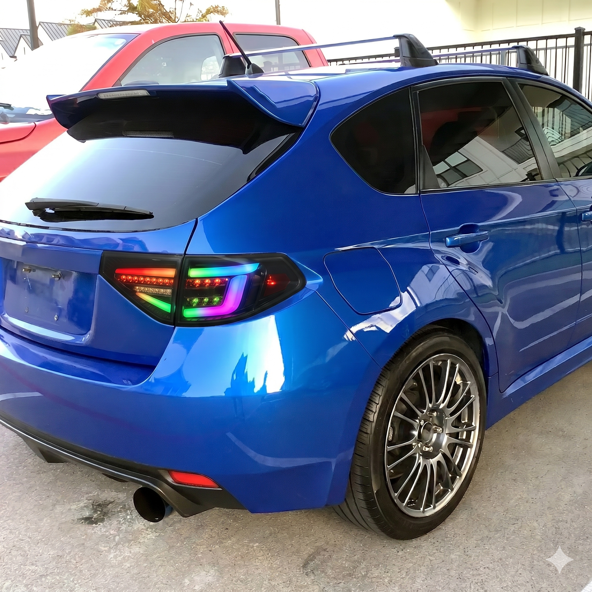 NTXGlow RGB LED Tail Lights for 2008-2014 Subaru WRX / STI Hatchback