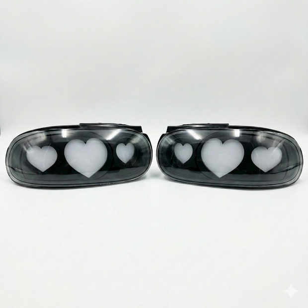 NTXGLOW Diffused Heart Tail Lights – Mazda Miata NA (1990–1997) - JSI Racing 