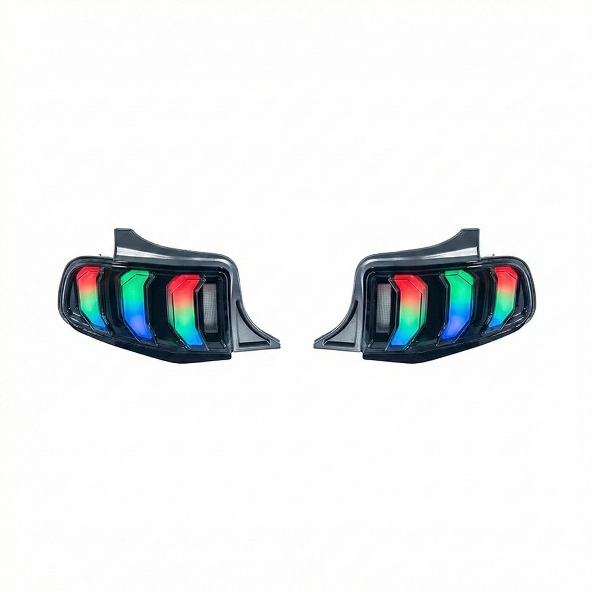 NTXGlow RGB Tail lights (10 - 14 Ford Mustang) - JSI Racing 