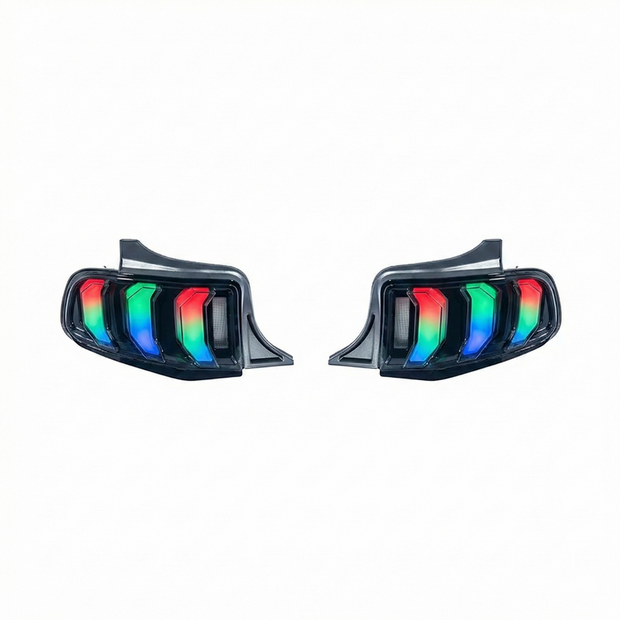 NTXGlow RGB Tail lights (10 - 14 Ford Mustang) - JSI Racing 