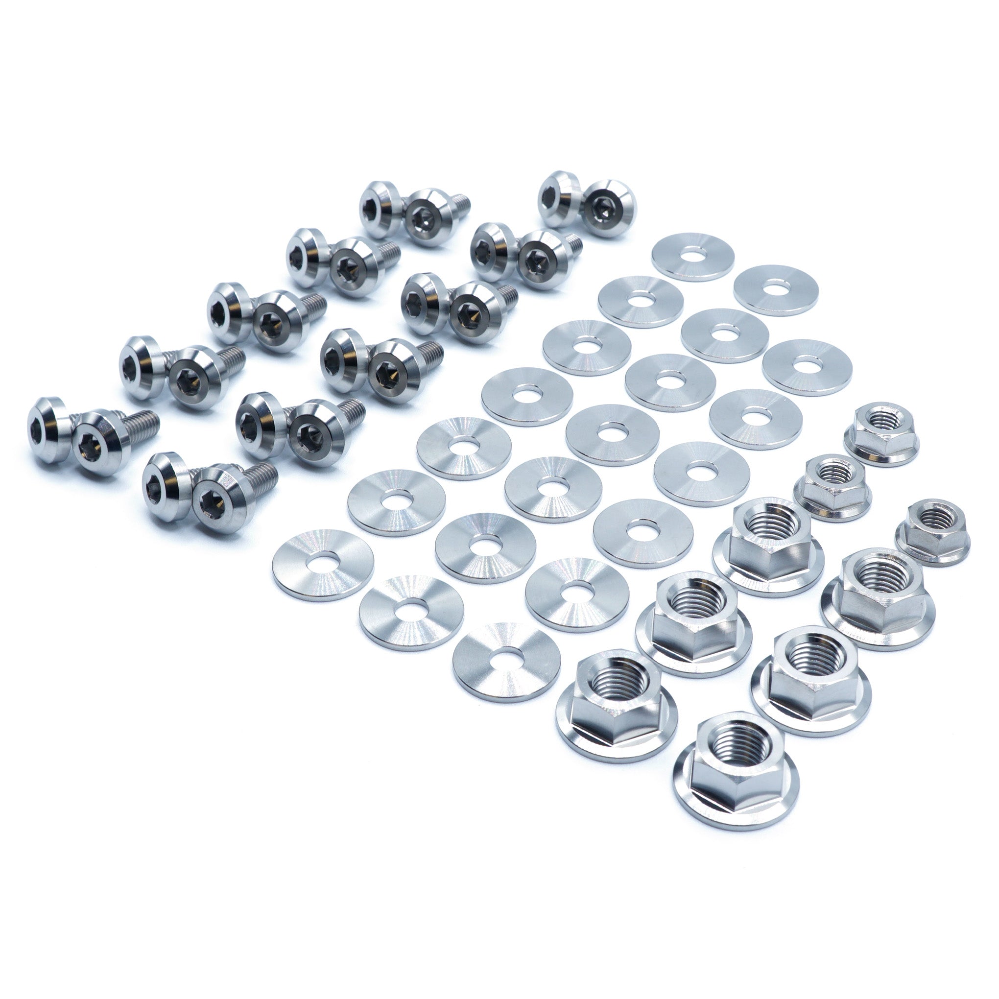 Titanium Hardware Engine Bay Kit - Acura RSX (2002-2006) - JSI Racing 
