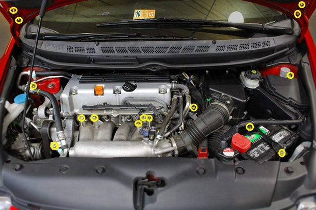 Honda Civic Si FG/FA (2006-2011) Titanium Ti Engine Bay Kit - JSI Racing 