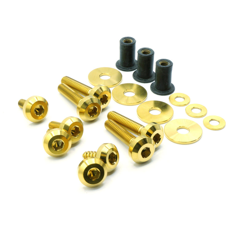 Titanium Hardware Trunk Kit - Honda S2000 (2000-2009) - JSI Racing 